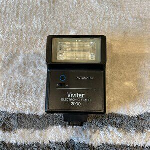 Vivitar Electronic Flash 2000 Automatic TESTED WORKING!